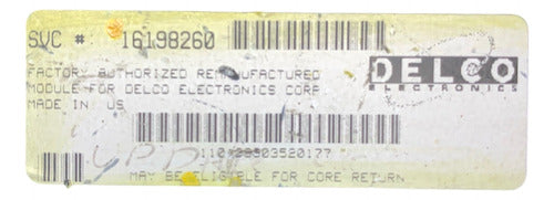 Computadora Buick Regal 3.8l 96-97 16198260