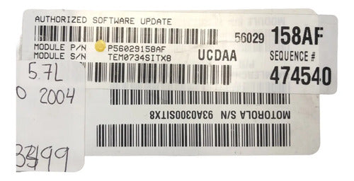 Pcm Computadora Dodge Ram 1500 5.7l 2004