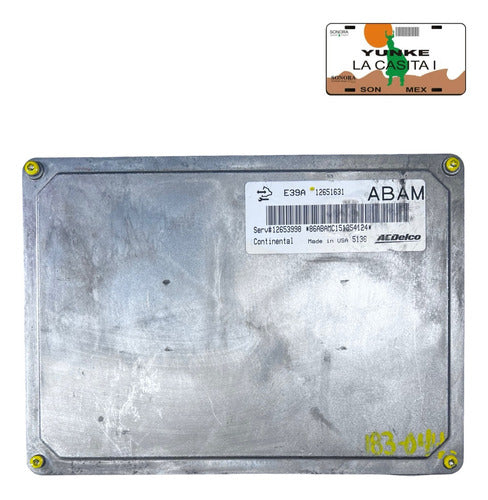 Computadora Chevrolet Traverse 3.6l 2015 12651631 (abam)