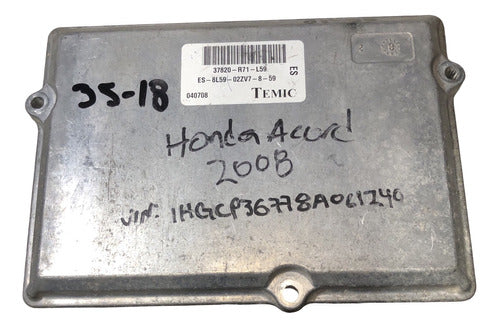 Computadora Honda Accord 3.5l A/t 08-09 37820-r71-l59