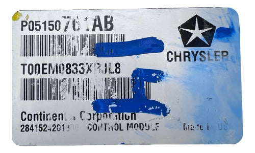 Computadora Dodge Avenger 2.4l A/t 2013 P05150761ab