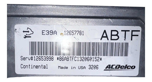 Computadora Chevrolet Silverado 2.4l 12-14 12657781 (abtf)