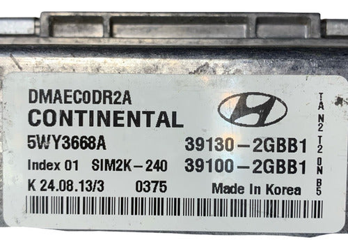 Computadora Hyundai Santa Fe 2.0l 13-16 39130-2gbb1