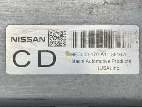 Pcm Computadora Nissan Versa 1.8l 08-09 Mec900-170 A1 (cd)