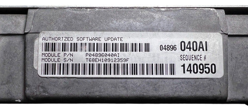 Computadora Dodge Stratus 2.7l 2001-2002 P04896040ai