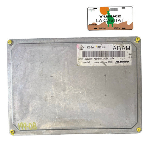 Computadora Chevrolet Traverse 3.6l 2015 12651631 (abam)