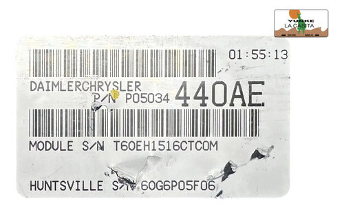 Pcm Computadora Chrysler Pt Crusier 2.4l 2006 P05034440ae P1