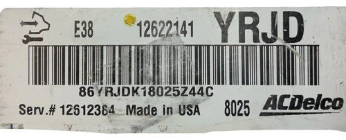 Computadora Chevrolet Silverado 6.0l 2008 12622141 (yrjd)