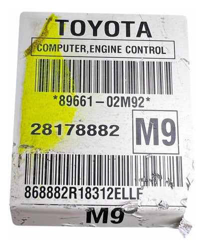 Computadora Toyota Corolla 1.8l 2008-10 89661-02m92 (m9)