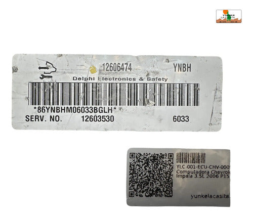 Pcm Computadora Chevrolet Impala 3.5l 2006 P15