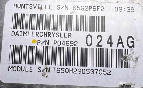 Módulo Bcm Jeep Commander 2005-10 P04692024ag