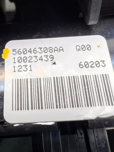 Panel Switch Intermitentes Original Fiat 500 2012-2016 Gris Oscuro