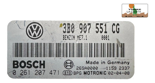 Computadora Vw Passat 2.8l A/t 2002 3b0 907 551 Cg