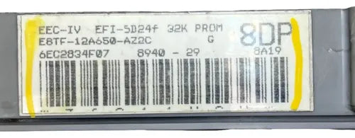 Pcm Computadora Ford Tempo 2.3l 88-92 E8tf-12a650-az2c