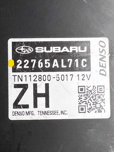 Computadora Subaru Impreza 2.0l A/t 17-18 22765al71c