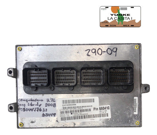 Computadora Jeep Liberty 3.7l 2008 P05094776ai