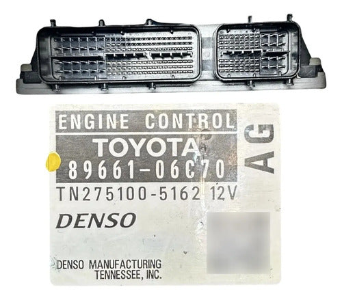 Pcm Computadora Toyota Camry 2.4l A/t 2007 89661-06c70 (ag)