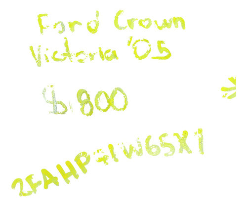 Computadora Ford Crown Victoria 4.6l A/t 2005 5w7a-12a650-nf