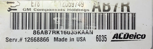 Computadora Chevrolet Sonic 2016 12669749 (ab7r)
