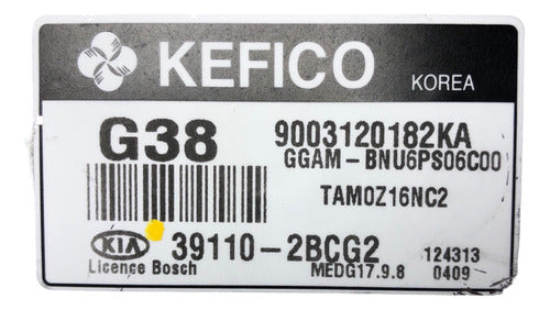 Computadora Kia Soul 1.6l 12-13 39110-2bcg2
