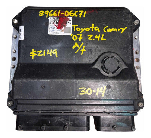 Computadora Toyota Camry 2.4l A/t 2007      89661-06c71 (ag)