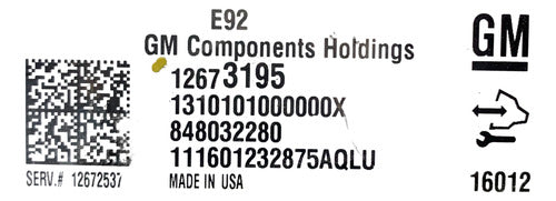 Computadora Chevrolet Silverado 5.3l 2016 12673195