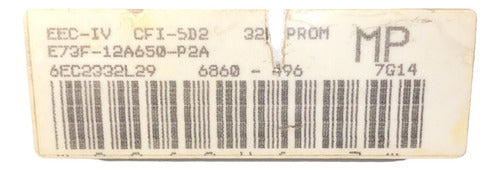 Computadora Ford Thunderbird 3.8l 1987 E73f-12a650-p2a