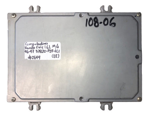 Computadora Honda Civic 1.6l M/t 96-97 37820-p2e-a01 (ee)