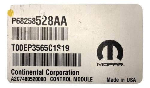 Computadora Dodge Dart 2.4l 2016 P68258528aa