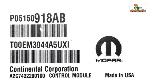 Computadora Dodge Journey 2.4l 2015 P05150918ab