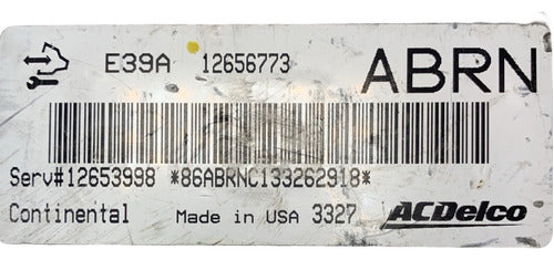 Computadora Cadillac Ats 2.5l 2014 12656773 (abrn)