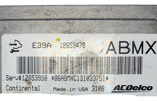 Computadora Chevrolet Malibu 2.5l 2013 12655478 (abmx)