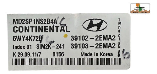 Computadora Hyundai Elantra 1.8l A/t 11-13 39102-2ema2