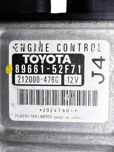 Pcm Computadora Toyota Scion Xd 1.8l 08-09 89661-52f71 (j4)