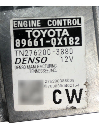 Computadora Toyota Camry Hybrid 16-17 89661-0x182 (cw)