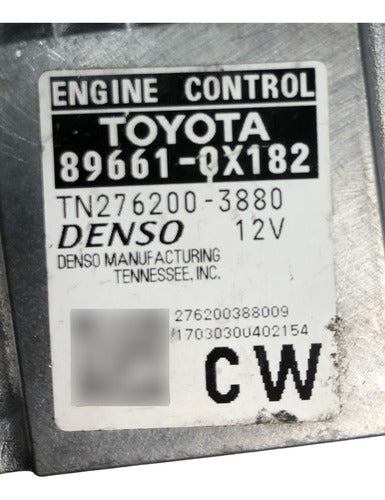 Computadora Toyota Camry Hybrid 16-17 89661-0x182 (cw)