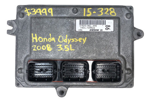 Computadora Honda Odyssey 3.5l 2008 37820-rgl-a92 (86)