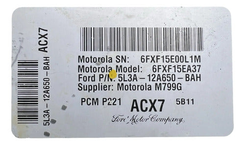 Pcm Computadora Ford F-150 5.4l 2005 5l3a-12a650-bah