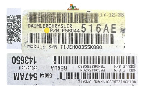 Computadora Pcm Jeep Grand Cherokee 3.7l 05-07 P56044516ae