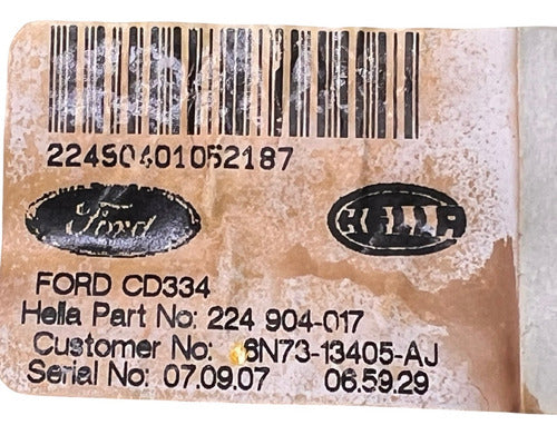 Calavera Interior Lh Mercury Milan 06-09 6n73-13405 Izquierdo/conductor Rojo