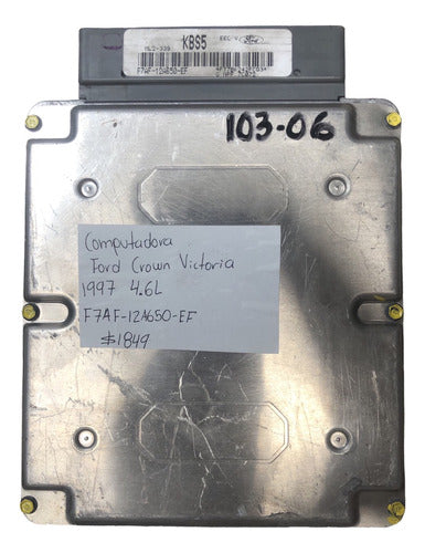 Computadora Ford Crown Victoria 4.6l 1997 F7af-12a650-ef