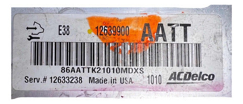 Computadora Chevrolet Tahoe 5.3l 2011 12639900 (aatt)