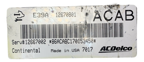 Computadora Chevrolet Traverse A/t 17-19 12670801 (ACAB)
