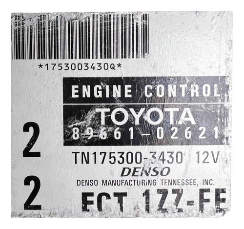 Computadora Toyota Corolla 1.8l A/t 99-00 89661-02621
