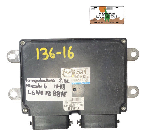 Computadora Mazda 6 2.5l 11-13 L5a4 18 881e