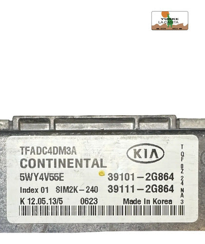 Computadora Kia Optima 2.4l 11-13 39101-2g864