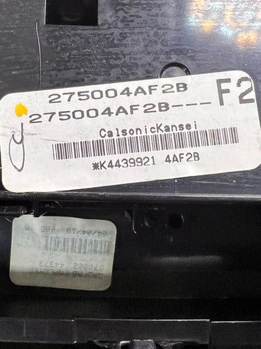 Consola Control De Clima Nissan Sentra 13-19 275004af2b