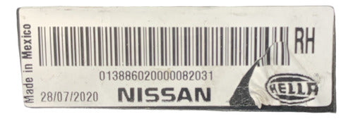 Calavera Rh Original Nissan Sentra 2020-2024 Derecho/pasajero Rojo