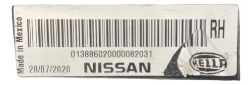 Calavera Rh Original Nissan Sentra 2020-2024 Derecho/pasajero Rojo