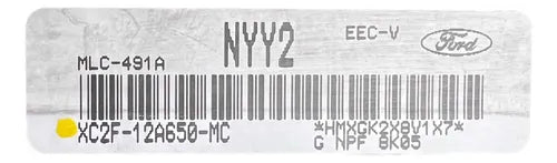Pcm Computadora Ford Van E250 5.4l 1999 Xc2f-12a650-mc